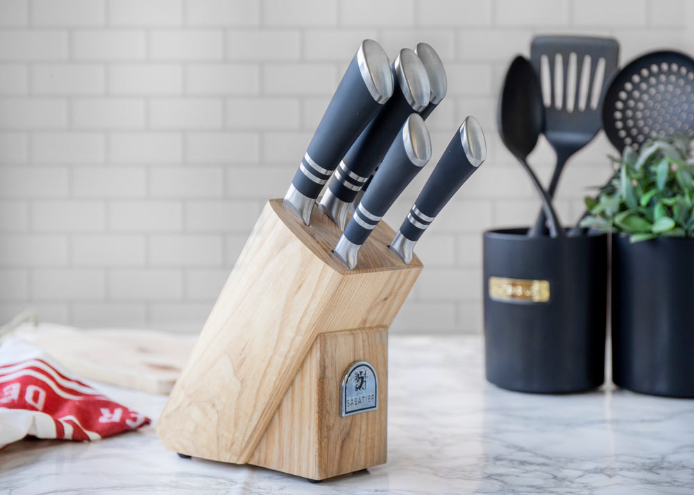 Sabatier Maison Ashwood 5 Piece Knife Block