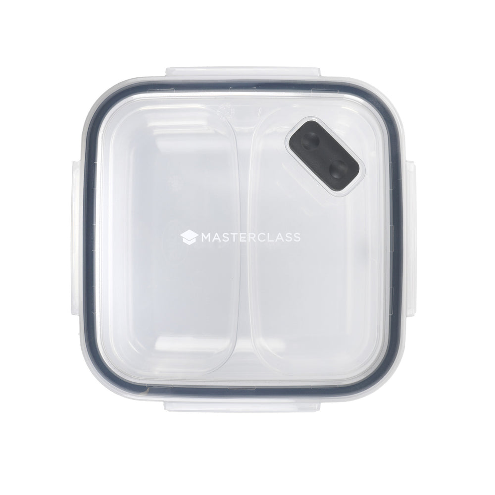 MasterClass Eco Snap Lunch Box with Removable Divider - 800 ml