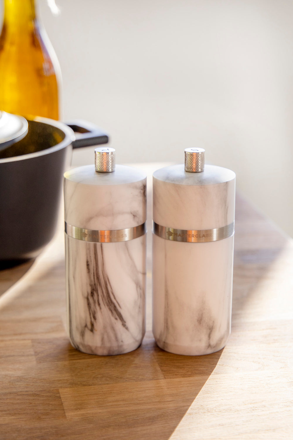 MasterClass Salt or Pepper Mill (12cm) - Marble Finish