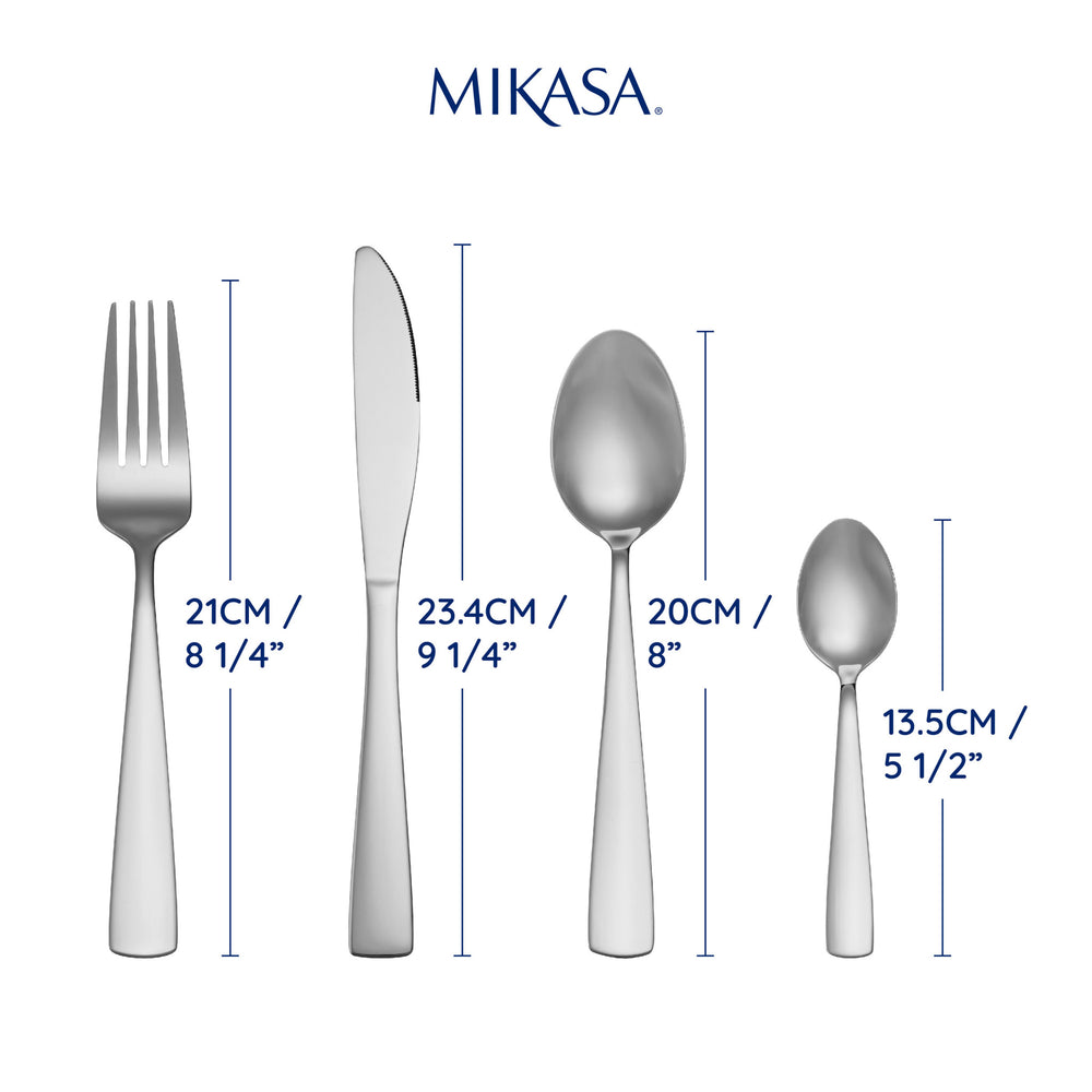Mikasa Harlington Stainless Steel Cutlery Set, 24 Piece