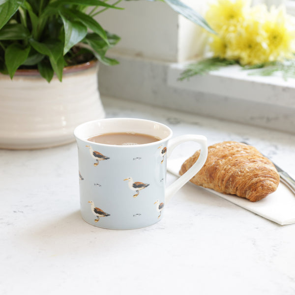 KitchenCraft Fluted China Seagull Mug image 2