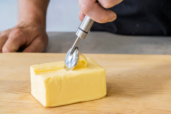 KitchenCraft Oval Handled Professional Stainless Steel Butter Curler image 2