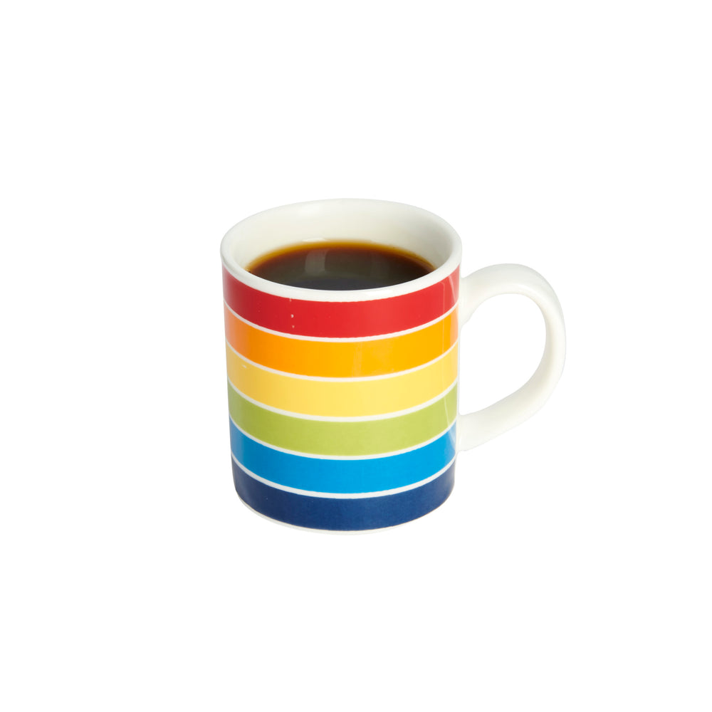 KitchenCraft 80ml Porcelain Rainbow Espresso Cup