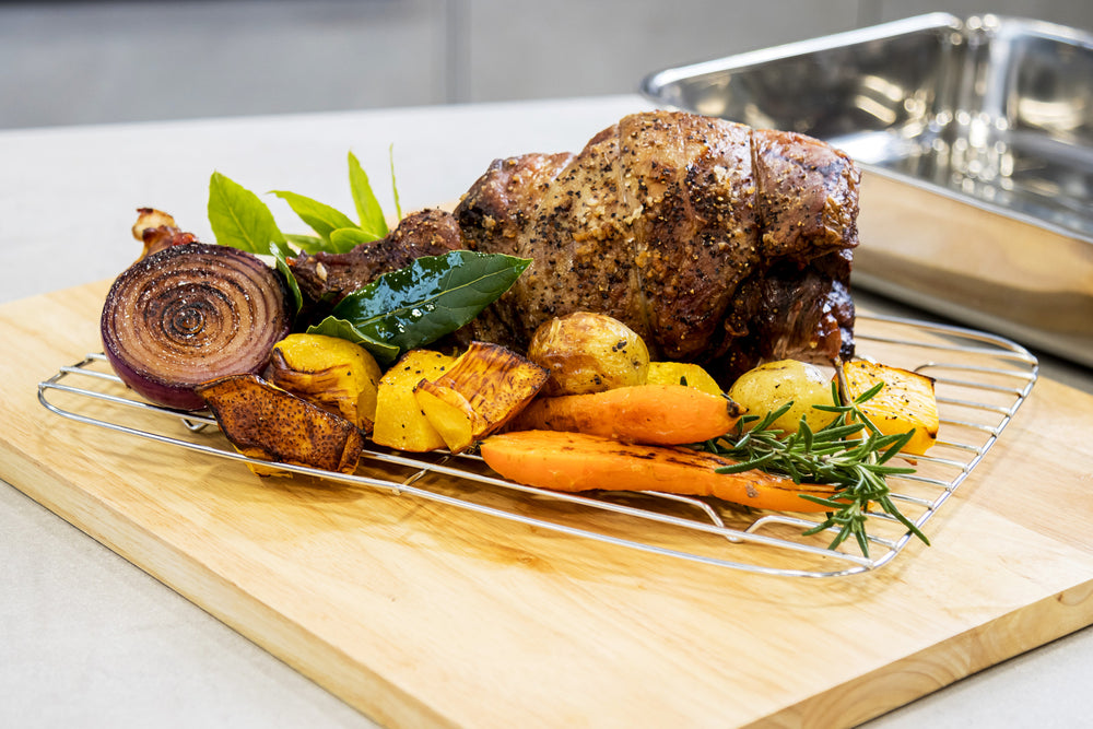 KitchenCraft Stainless Steel 38cm x 27.5cm Roasting Pan