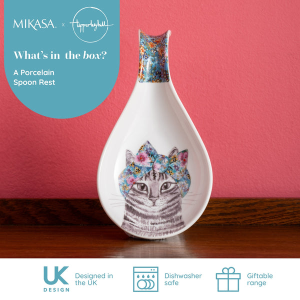 Mikasa Tipperleyhill Decorative Cat Spoon Holder, 21 x 11 x 3CM image 13