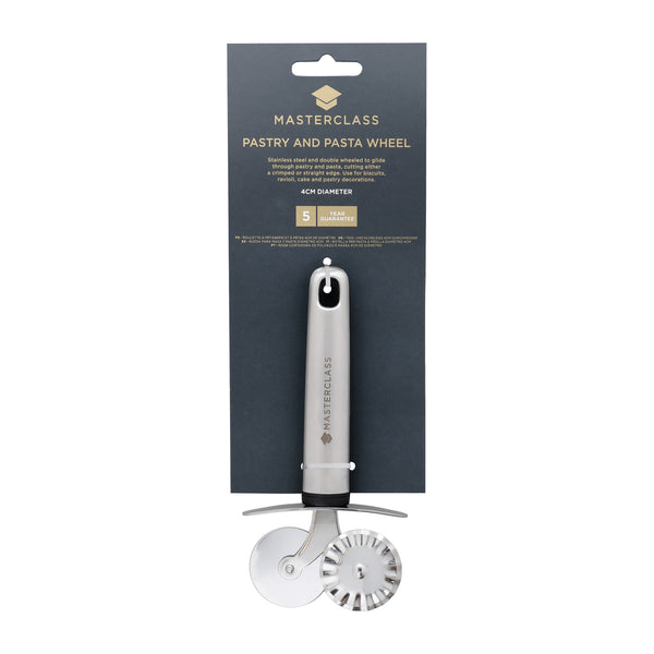 MasterClass Soft Grip Stainless Steel Pastry and Pasta Cutter image 4
