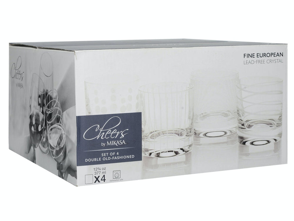 Mikasa Cheers Set Of 4 12.75Oz Tumblers