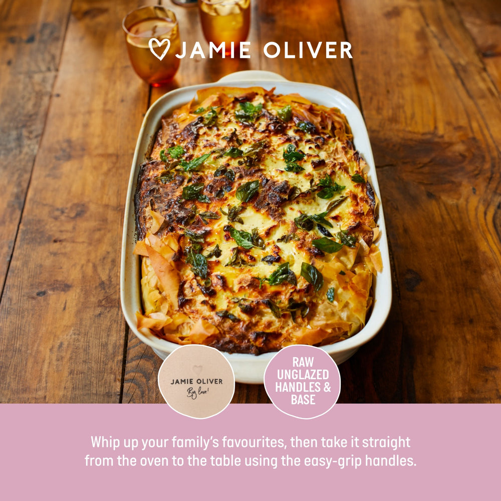 Jamie Oliver Big Love Epic Roaster, Stoneware, 39 x 25 x 8cm