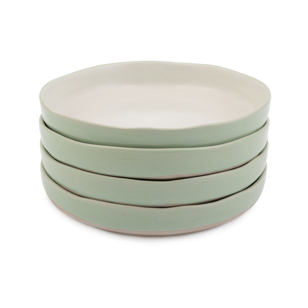 Jamie Oliver Big Love Dishy Bowls, Stoneware, Set of 4, Green, 22cm image 1