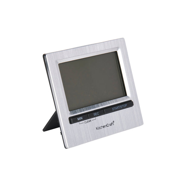 KitchenCraft Large Easy Read Chromed Timer image 2