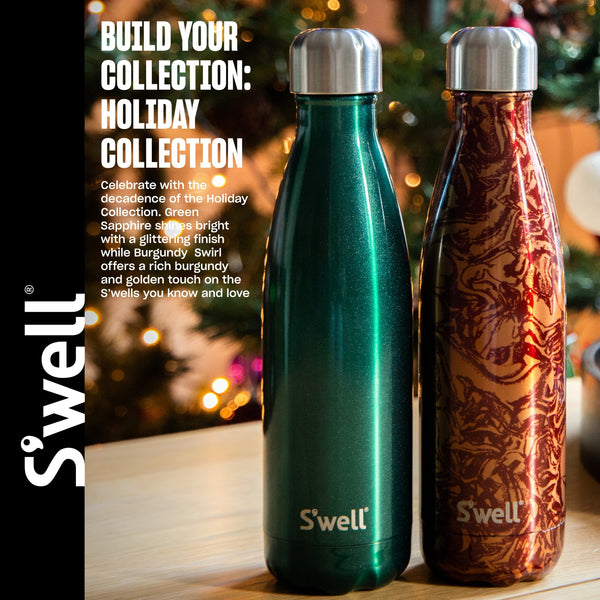 S'well Green Sapphire Drinks Bottle, 500ml image 9