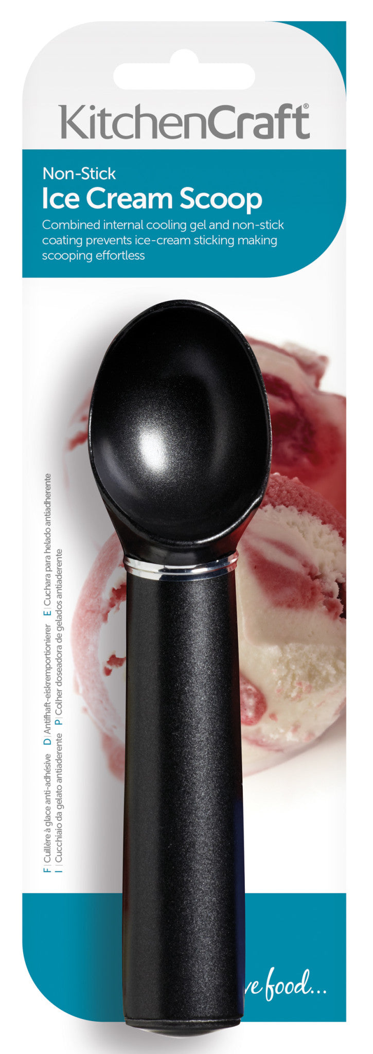 KitchenCraft Deluxe Non-Stick Ice Cream Scoop
