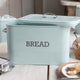 Living Nostalgia Vintage Blue Bread Bin