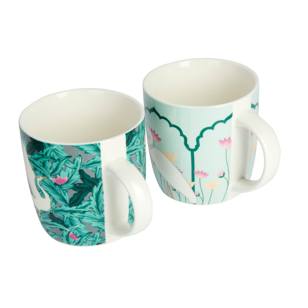 KitchenCraft Exotic Bird Mugs - Set of 4