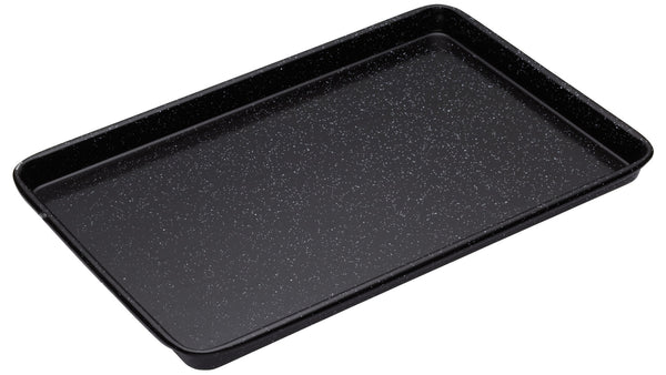 4pc Vitreous Enamel Non-Stick Cookware Set with 1x Roasting Pan and 3x Baking Trays image 4