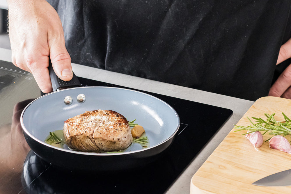 MasterClass Ceramic Non-Stick Eco Fry Pan, 20cm