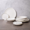 12pc White China Tableware Set with 4x Side Plates, 4x Dinner Plates and 4x Soup Bowls - Cashmere image 2