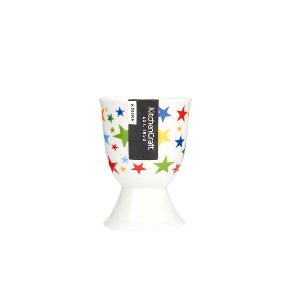 Set of 6 KitchenCraft Brights Stars Porcelain Egg Cups image 3