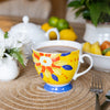 KitchenCraft China Moroccan Yellow Footed Mug image 5