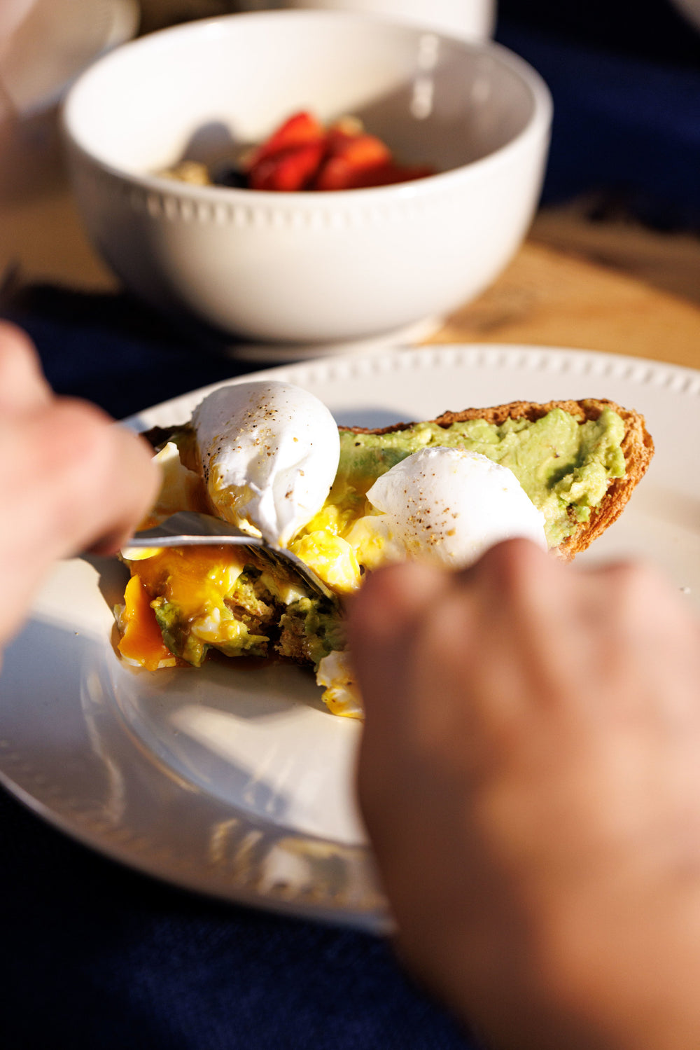 Mikasa Cranborne Stoneware Cereal Bowls, Set of 4, 15cm, Cream