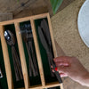 KitchenCraft Traditional Wooden Cutlery Tray image 4