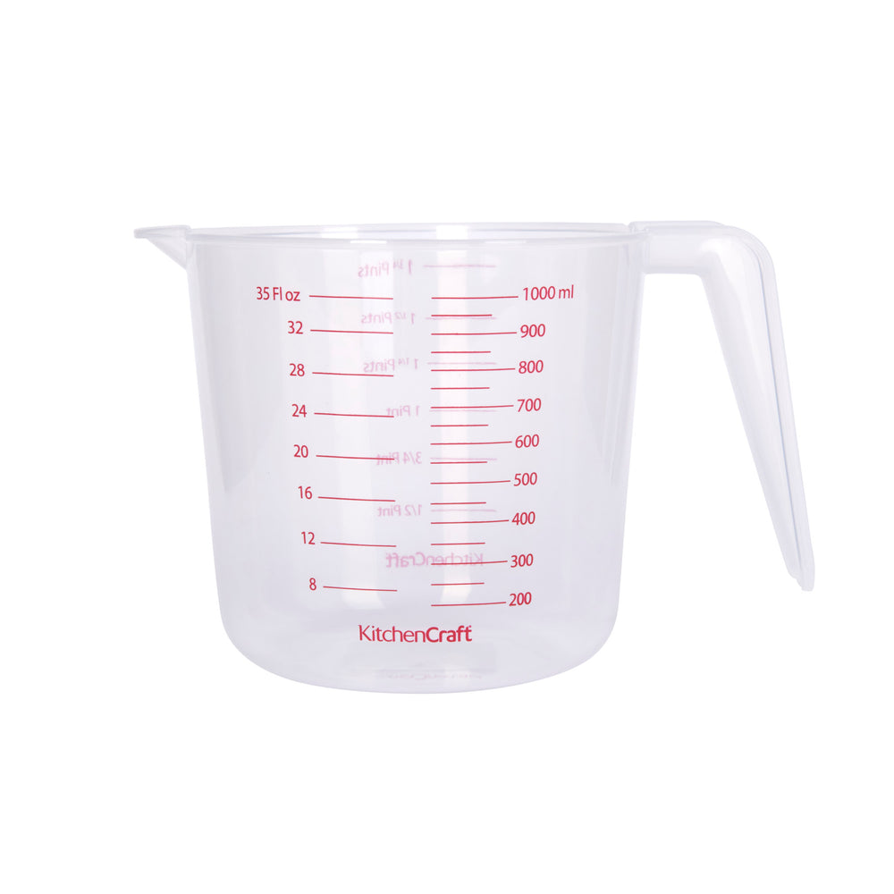 KitchenCraft Set of 3 Plastic Measuring Jugs