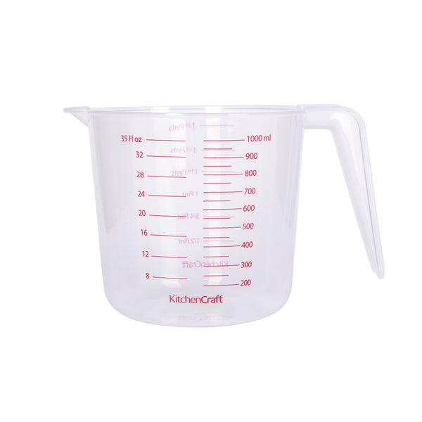 KitchenCraft Set of 3 Plastic Measuring Jugs image 3