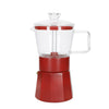 La Cafetière Verona Glass Espresso Maker - 6 Cup, Red image 3