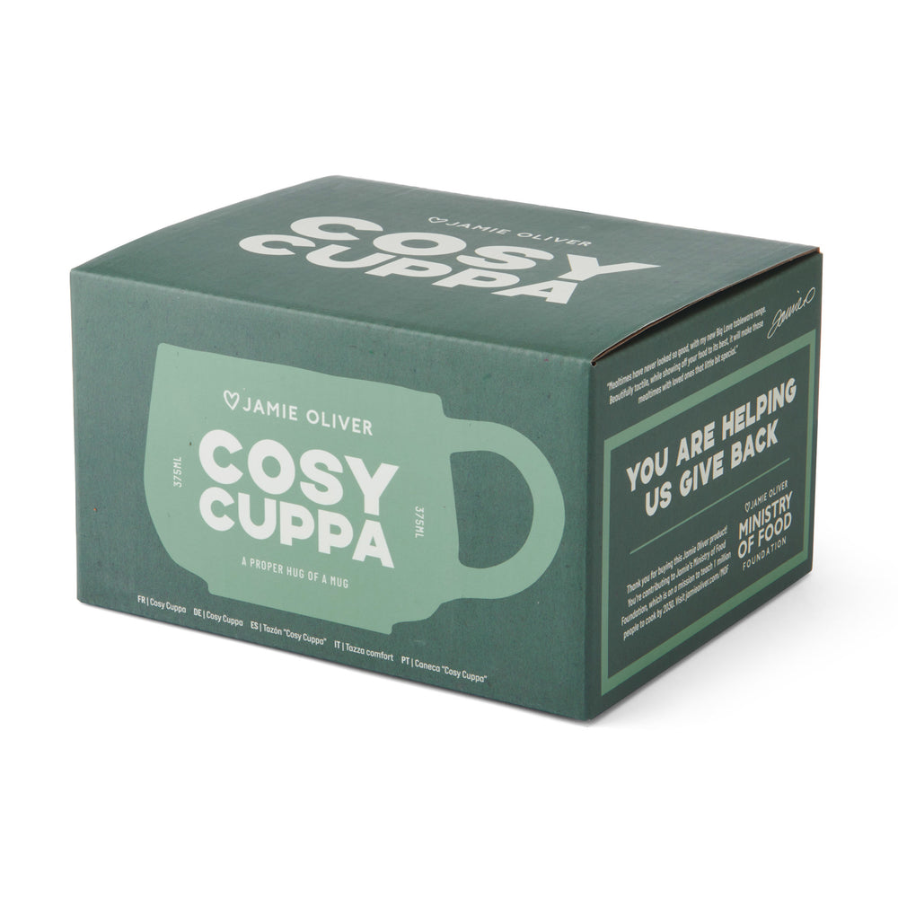 Jamie Oliver Big Love 'Cosy Cuppa' Mug, Green, 375ml