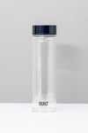 BUILT Tiempo 450ml Insulated Water Bottle, Borosilicate Glass / Stainless Steel - Midnight Blue image 5