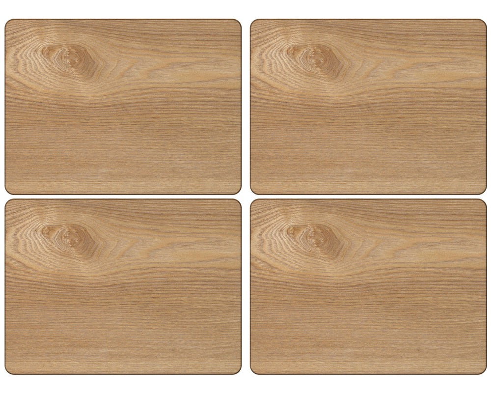 Creative Tops Oak Veneer Pack Of 4 Placemats