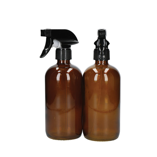 KitchenCraft Living Nostalgia Spray Bottle Set, Glass, Amber, 2 Pieces image 3