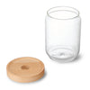 KitchenCraft Idilica Glass Storage Jar with Beechwood Lid, 500ml image 3