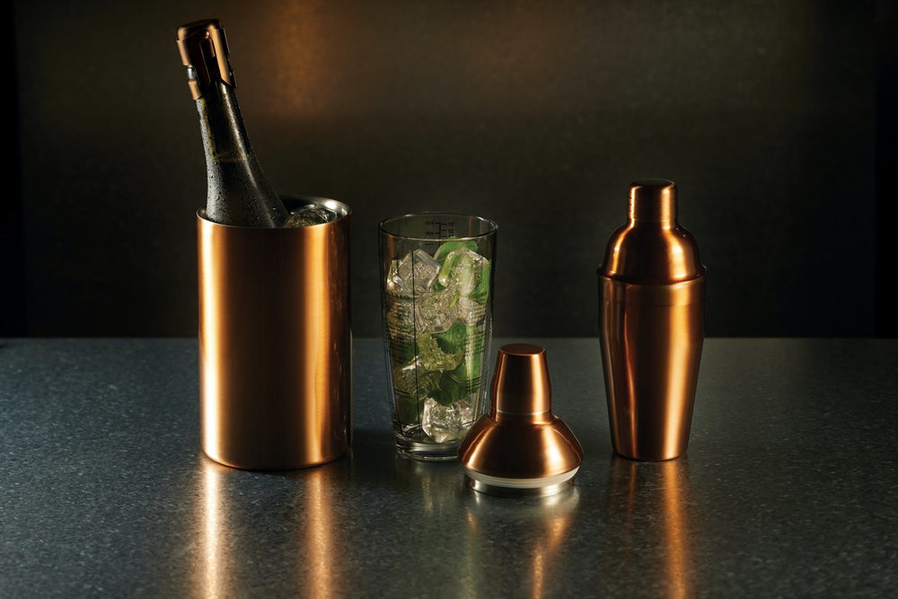 BarCraft Copper Finish 500ml Cocktail Shaker