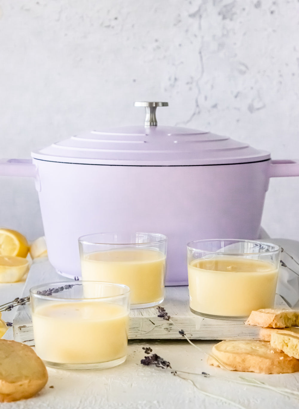 MasterClass Lavender Cast Aluminium Casserole Dish, 4L