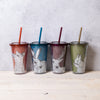 Creative Tops Into The Wild Set of 4 Hydration Cups - Fox, Bunny, Hare and Squirrel image 2