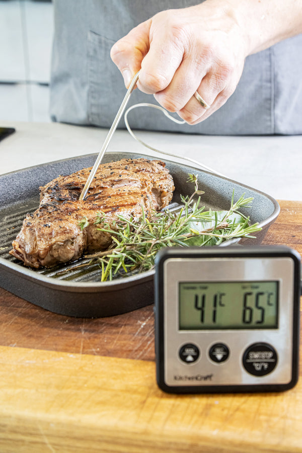 KitchenCraft Digital Cooking Thermometer and Timer image 4