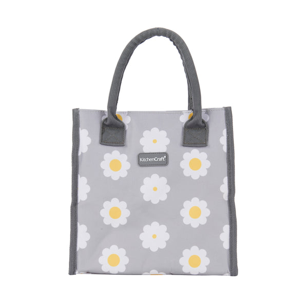 KitchenCraft 4 Litre Retro Flower Dot Lunch / Snack Cool Bag image 3