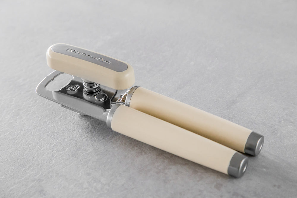 KitchenAid Stainless Steel Tin Opener – Almond Cream