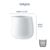 Mikasa Chalk Porcelain Unhandled Cream Jug, 100ml, White image 6