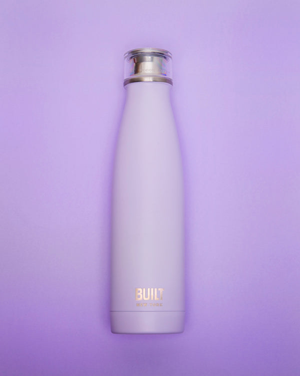 Built 500ml Double Walled Stainless Steel Water Bottle Lavender image 2