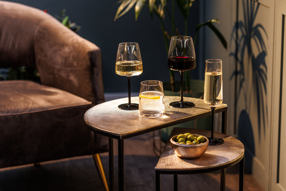 Mikasa Palermo Crystal Stemless Wine Glasses, Set of 4, 350ml