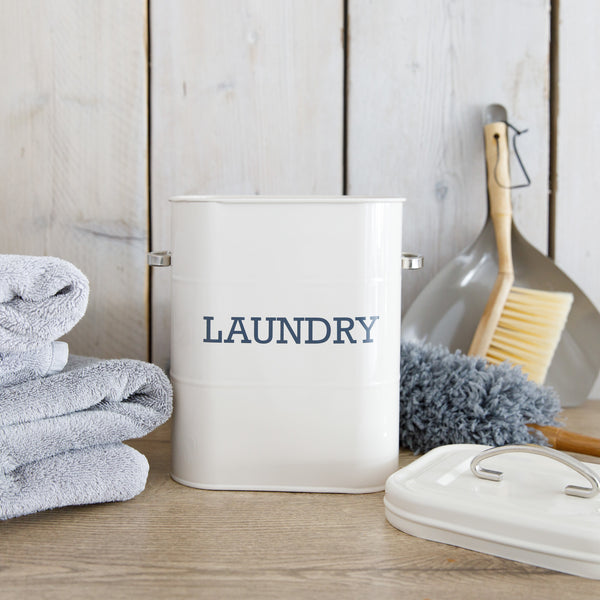 Living Nostalgia Antique Cream Laundry Tin image 6