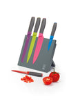 Colourworks Brights Five Piece Knife Set with Magnetic Storage Block image 1