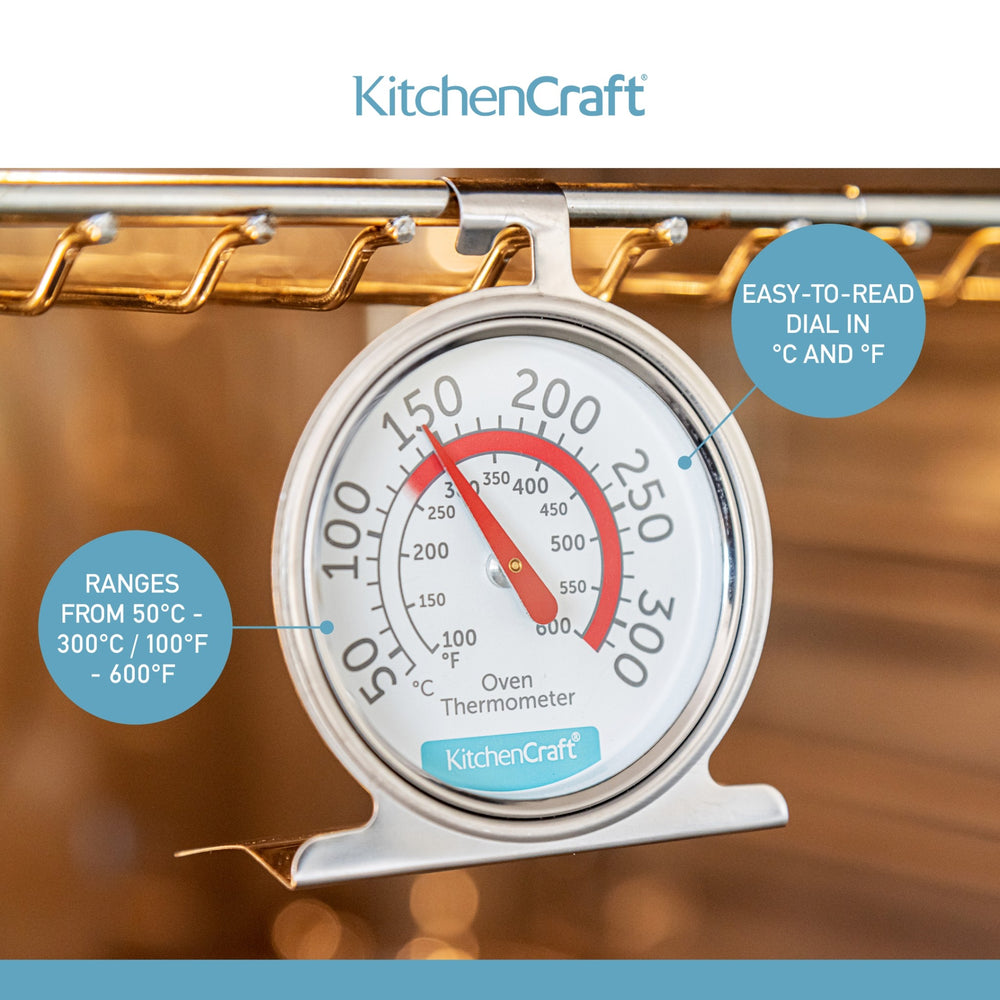 KitchenCraft Stainless Steel Oven Thermometer