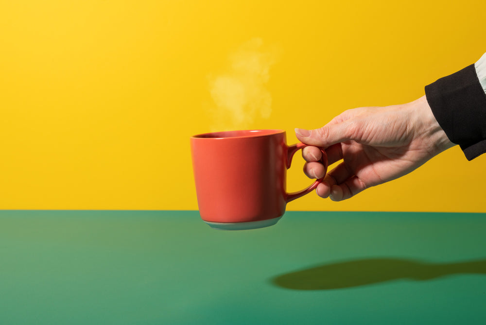 La Cafetière Ceramic Mug, Red, 350ML