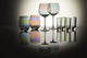 BarCraft Set of Two Iridescent Glass Tumblers