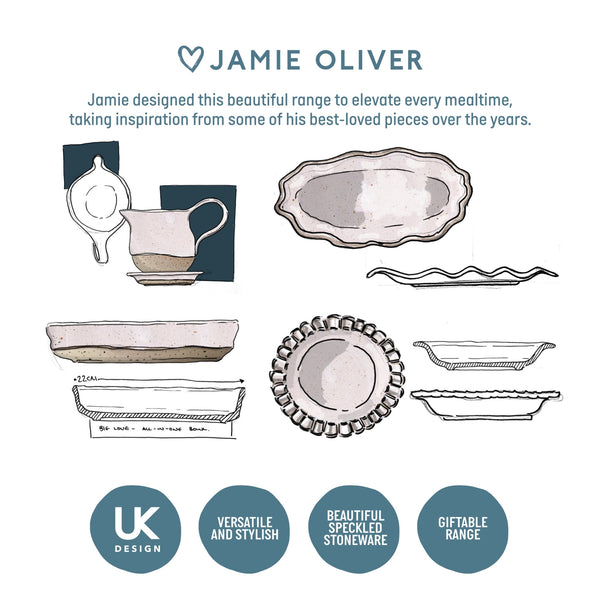 Jamie Oliver Big Love Feast Platter, Stoneware, Green, 40 x 32cm image 10