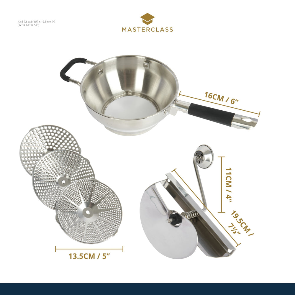 MasterClass Heavy-Duty Rotary Food Mill / Puree Maker