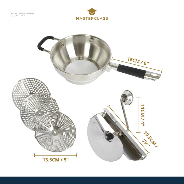 MasterClass Heavy-Duty Rotary Food Mill / Puree Maker image 7